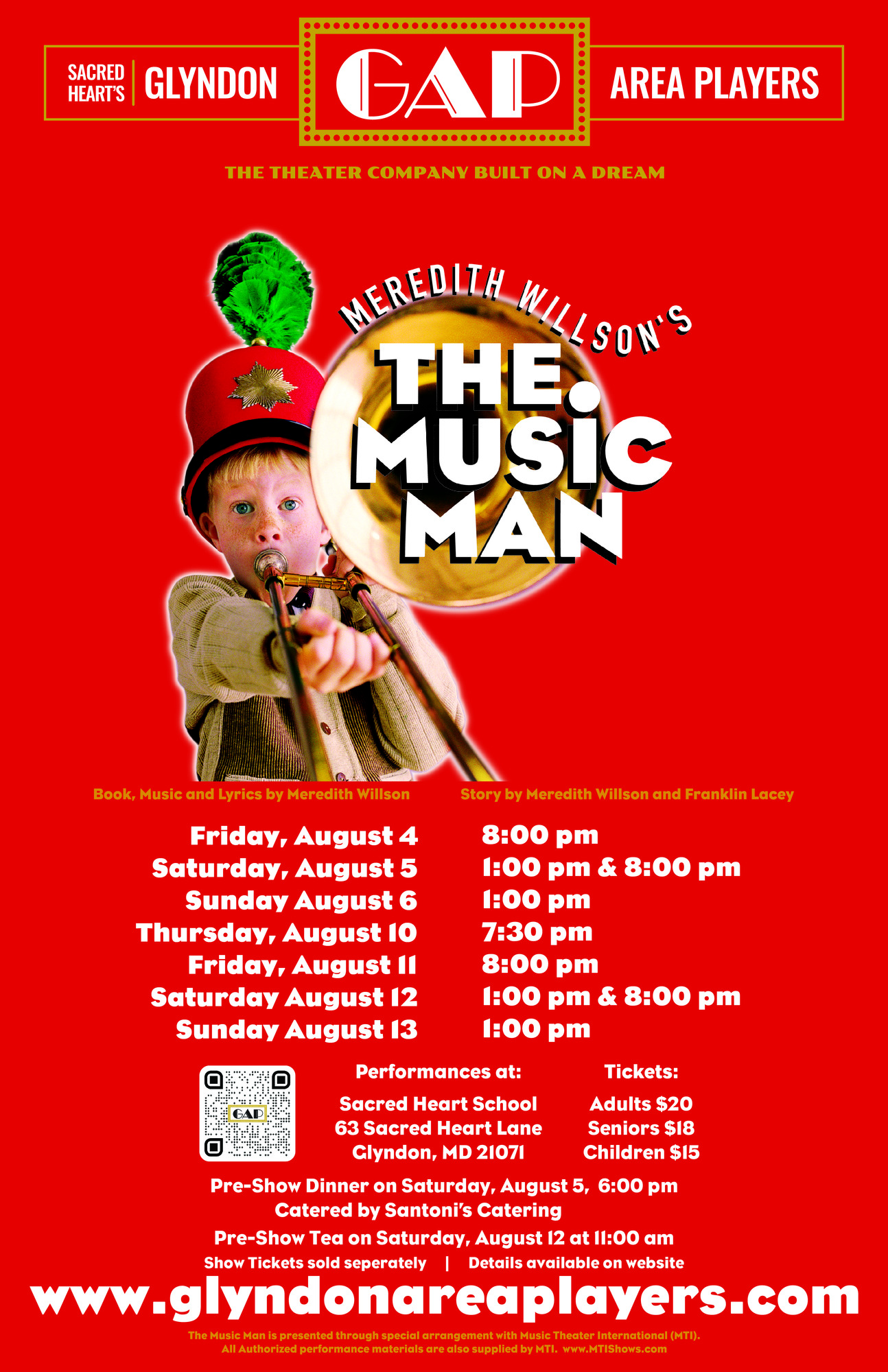 Glyndon Area Players Sacred Heart Parish Glyndon, MD